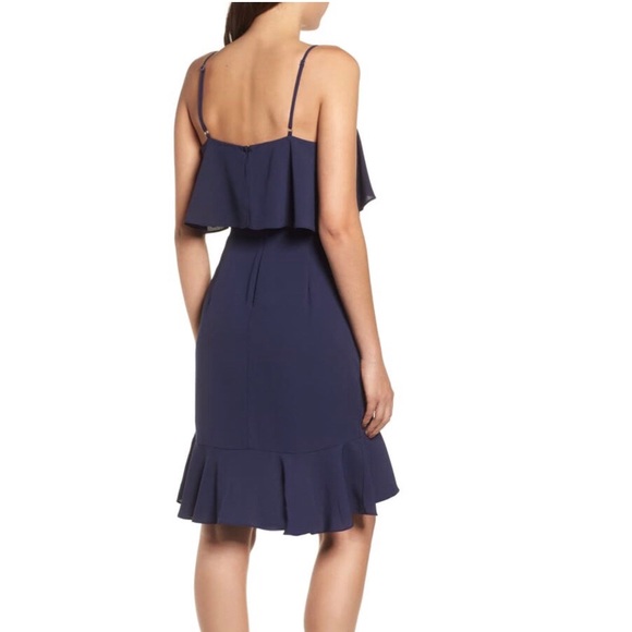 Beautiful navy blue dress from Nordstrom. - Picture 2 of 5
